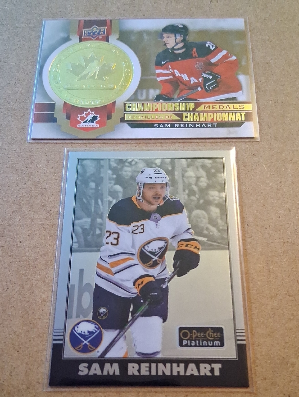 Sam Reinhart Upper Deck Hockey Cards Lot